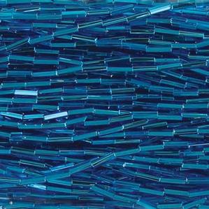 G2#3-253 Turquoise Silverlined Bugles